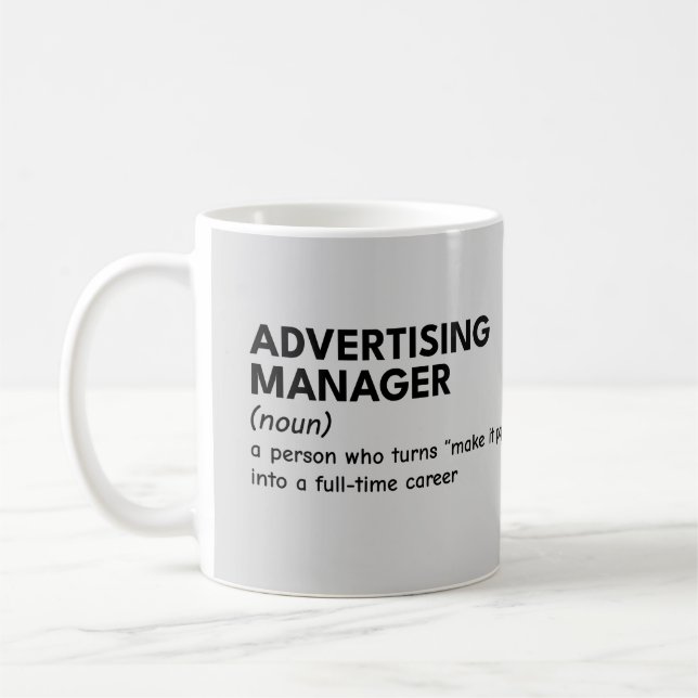 Marketing Genius Definition Kaffeetasse (Links)