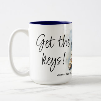 Marketing "Keys Real Anwesen" Zweifarbige Tasse
