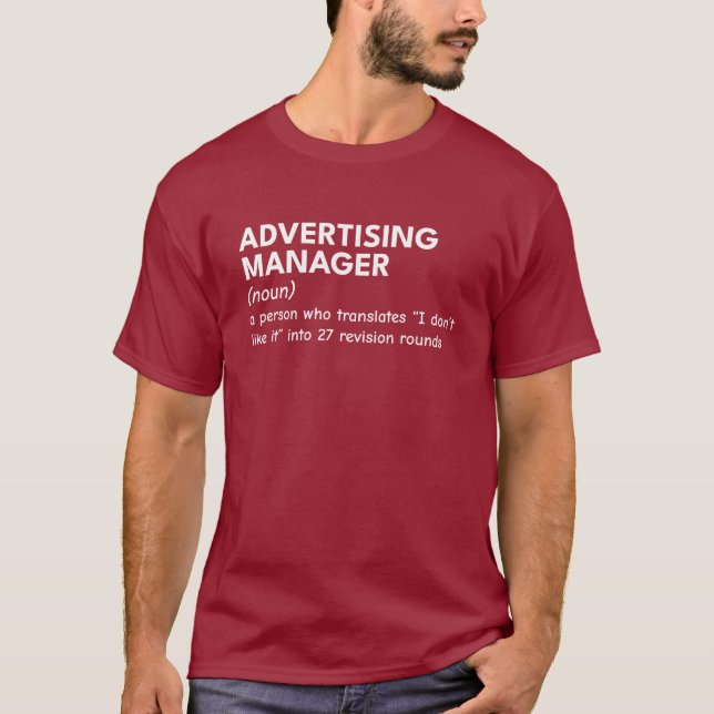 Marketing Manager - Funny Job T-Shirt (Vorderseite)