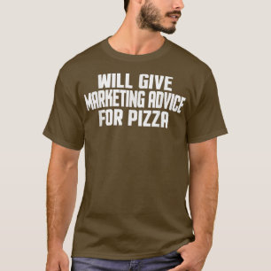 Marketing Manager gibt Marketing-Ratschläge für P T-Shirt