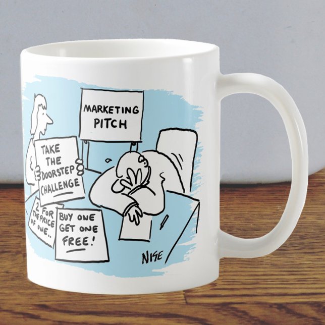 Marketing Manager mit Ideen für die Vertriebskampa Kaffeetasse (Von Creator hochgeladen)