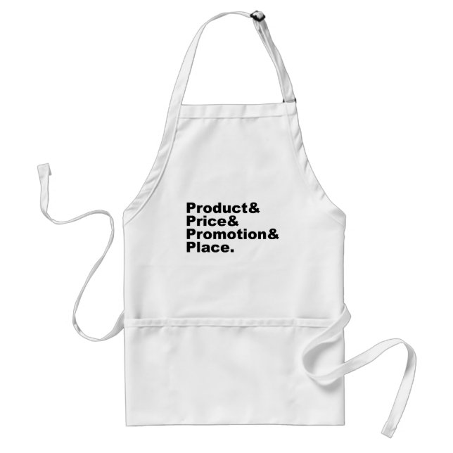Marketing Mix | Werbeaktion des Produktpreises Schürze (Vorne)