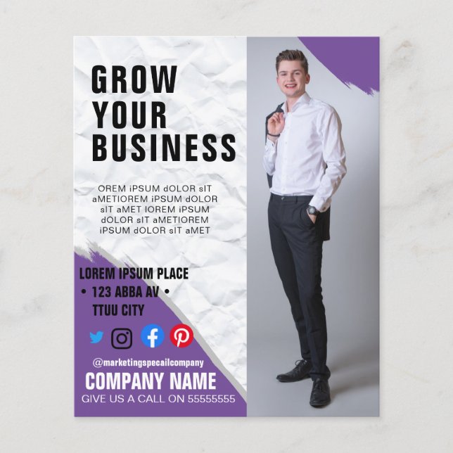 Marketing-Poster-Flyer Flyer (Vorne)