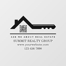 Marketing QR-Code für aktuelles Real Anwesen Fensteraufkleber