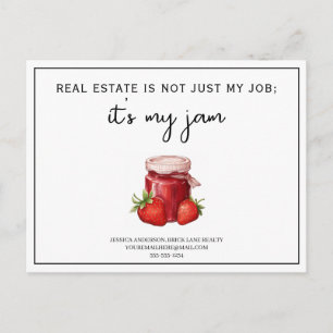 Marketing Real Anwesen ist mein Jam Realty Postkarte