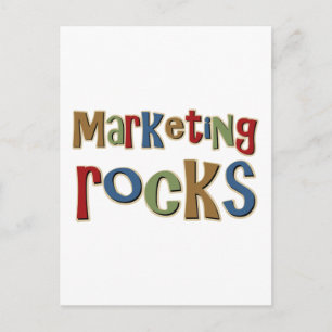 Marketing Rocks Postkarte