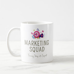 Marketing Squad - Personalisiertes Team Kaffeetasse