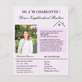 Marketing zur Einführung in kreatives Real Anwesen Flyer