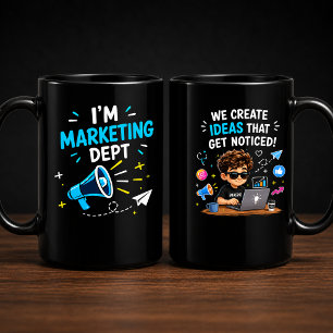 Marketingabteilung Lustiges Büroteam Tasse