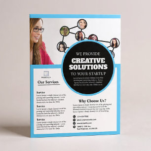 Marketingagentur Geschäfts-Flyer Flyer