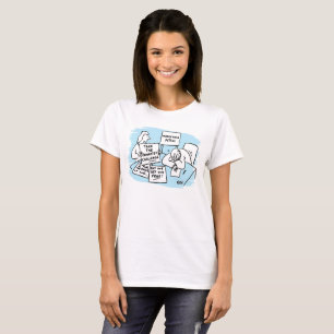 Marketingleiter mit Ideen für Verkaufsaktionen T-Shirt