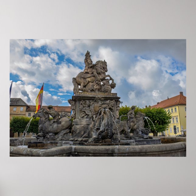 Markgrafenbrunnen Poster (Vorne)