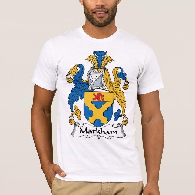 Markham Familienwappen T-Shirt (Vorderseite)