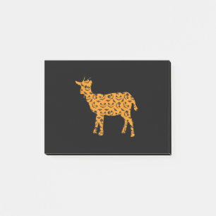 Markhor Easy Halloween Outfit Goat Kid Costume Post-it Klebezettel