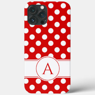 Markieren roter und weißer Polka Punkte benutzerd Case-Mate iPhone Hülle