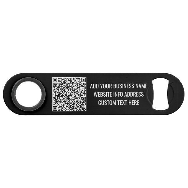 Markieren Sie Ihren QR-Code mit benutzerdefinierte Speed Flaschenöffner (Rückseite Horizontal)