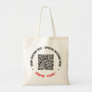Markiert Ihr QR-Code-Tragetasche Beispiel Individu Tragetasche