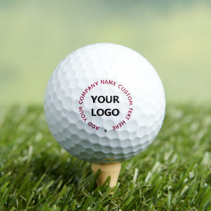 Markierte Golfbälle mit individuellem Logo und Tex
