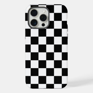 Markierte Quadrate schwarz-weiß geometrischer Retr iPhone 15 Pro Max Hülle