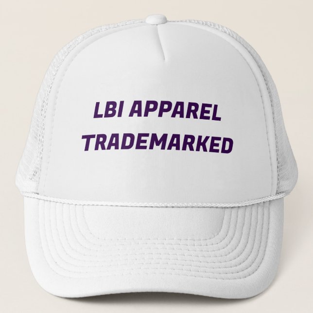 MARKIERTER LBI APPAREL HAT TRUCKERKAPPE (Vorderseite)