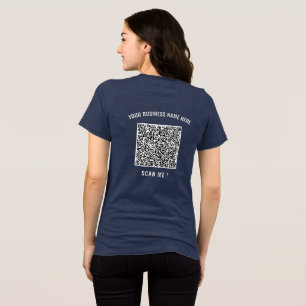 Markiertes QR-Code-Info-Tri-Blend-Shirt-Beispiel Tri-Blend Shirt