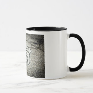Markierung des Weg-66 Tasse