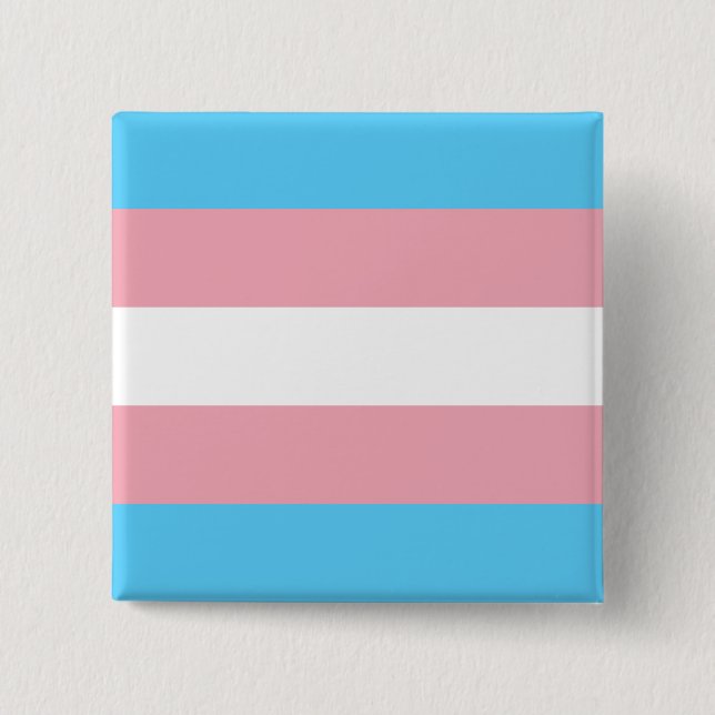 Markierung für den Trans Pride (Transgender Pride) Button (Vorderseite)