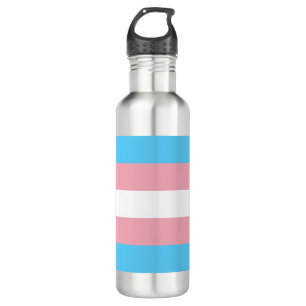 Markierung für den Trans Pride (Transgender Pride) Edelstahlflasche