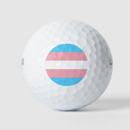 Markierung für den Trans Pride (Transgender Pride) Golfball