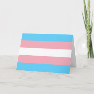 Markierung für den Trans Pride (Transgender Pride) Karte