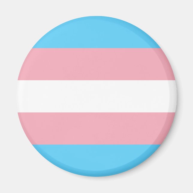 Markierung für den Trans Pride (Transgender Pride) Magnet (Vorne)