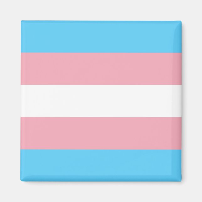 Markierung für den Trans Pride (Transgender Pride) Magnet (Vorne)