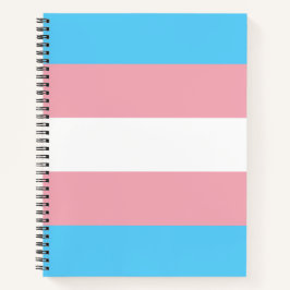 Markierung für den Trans Pride (Transgender Pride) Notizbuch