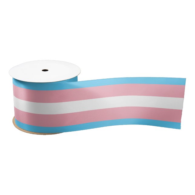 Markierung für den Trans Pride (Transgender Pride) Satinband (Spule)