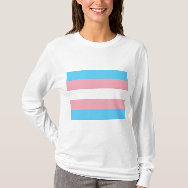Markierung für den Trans Pride (Transgender Pride) T-Shirt (Vorderseite)