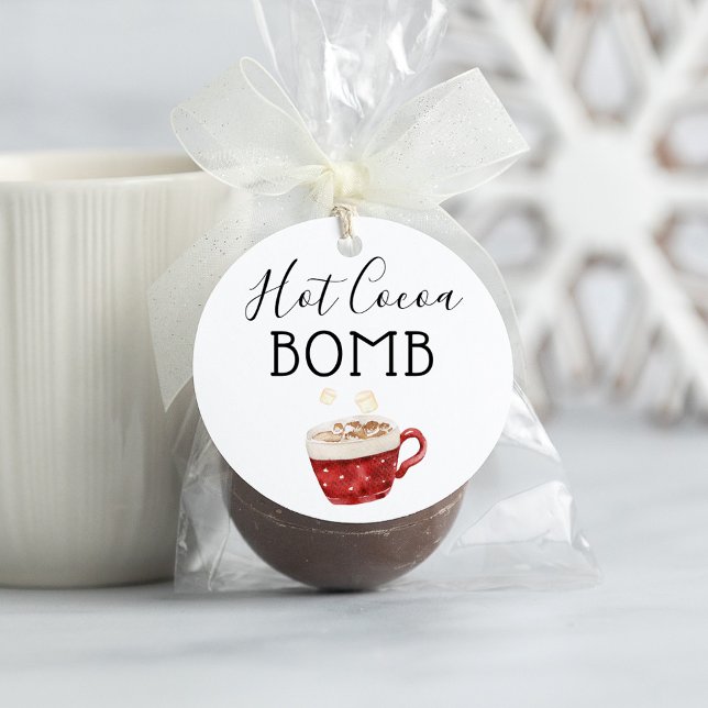 Markierung für Hot-Chocolate-Bomben Geschenkanhänger (Von Creator hochgeladen)