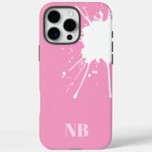 Markierungen für abstrakte Monogramm in Rosa und W