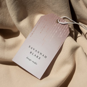 Markierungen für "Blush Rain Custom Business" oder Geschenkanhänger