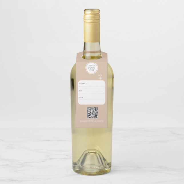 Markierungen für Flaschen für den Handel Flaschenanhänger (Auf Flasche)