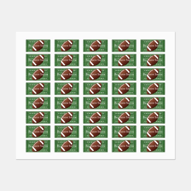 Markierungen für Fußball-Ball Etiketten (Blatt)