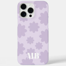 Markierungen für hellviolette, blumeneigene Monogr