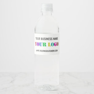 Markierungen für kundenspezifische Firmenlogos Wasserflaschenetikett