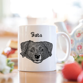 Markiesje Dog Personalisiert Hand Zeichnend Kaffeetasse