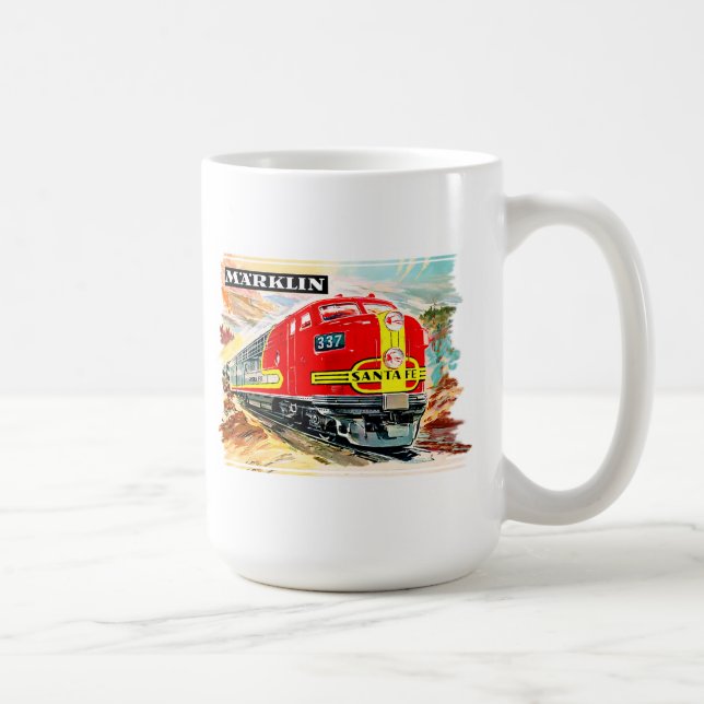 Marklin Santa Fe train Tasse (Rechts)
