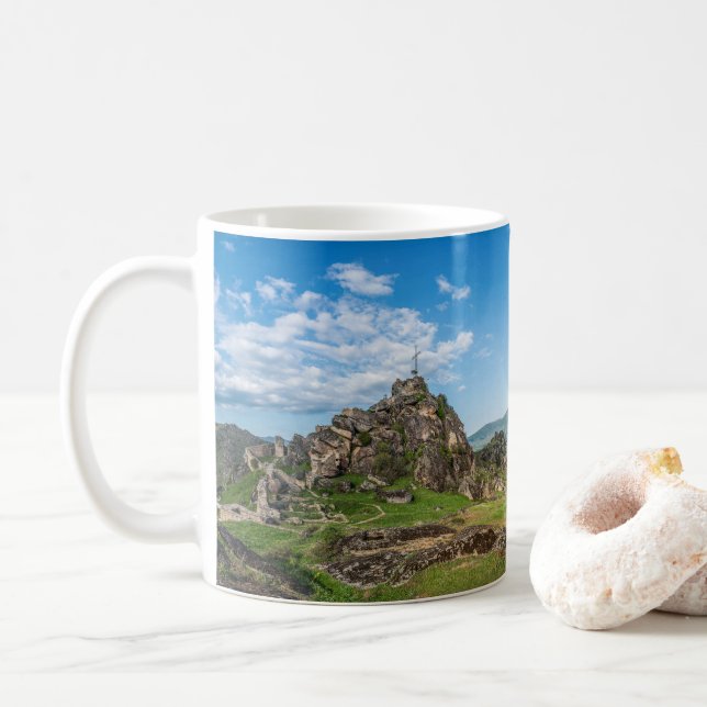 Marko Tower, Prilep - Mazedonien Kaffeetasse (Mit Donut)