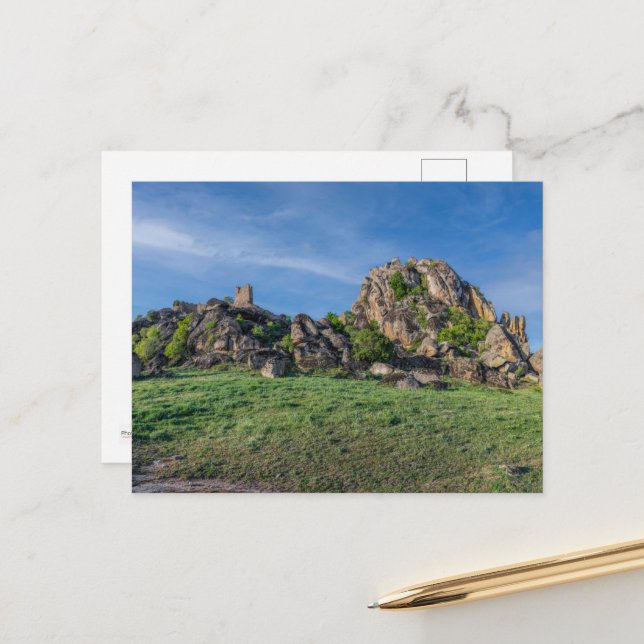 Marko's Towers - Prilep, Mazedonien Postcard Postkarte (Vorderseite/Rückseite Beispiel)