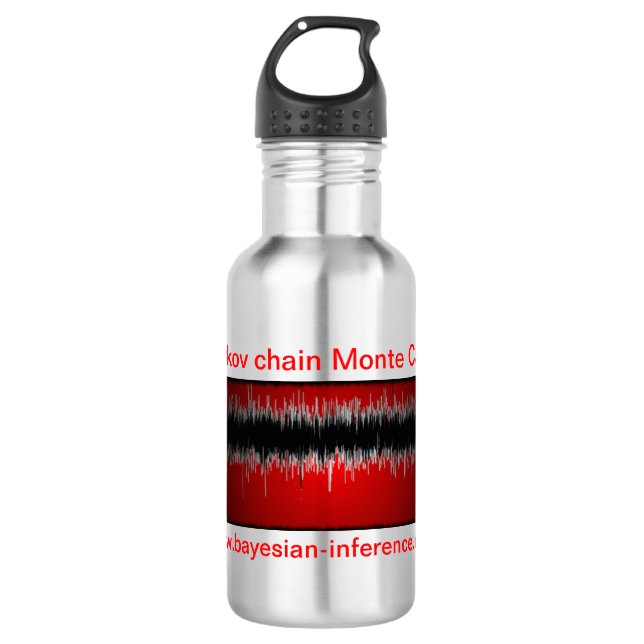 Markovkette Monte Carlo Trinkflasche (Vorderseite)