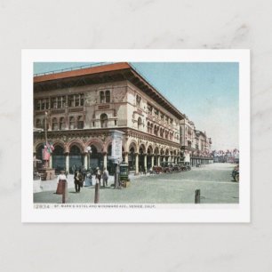 Mark's Hotel, Venedig, Kalifornien Vintage Postkarte