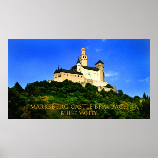 marksburg braubach rheintal poster (Vorne)