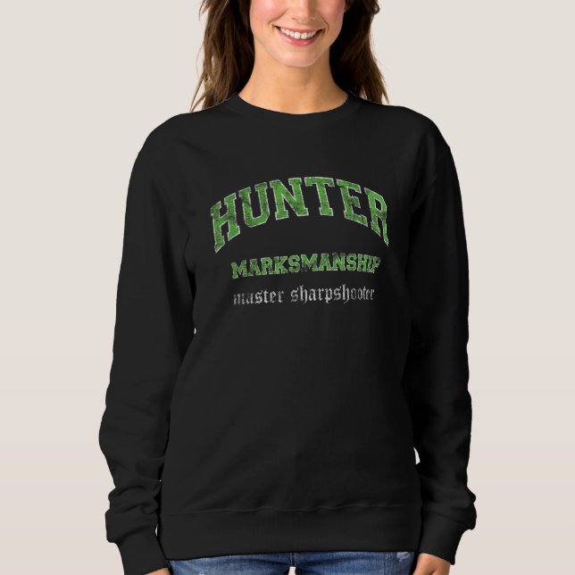 Marksmanship Hunter Mmo Gamer Sweatshirt (Vorderseite)